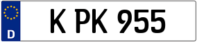 Truck License Plate
